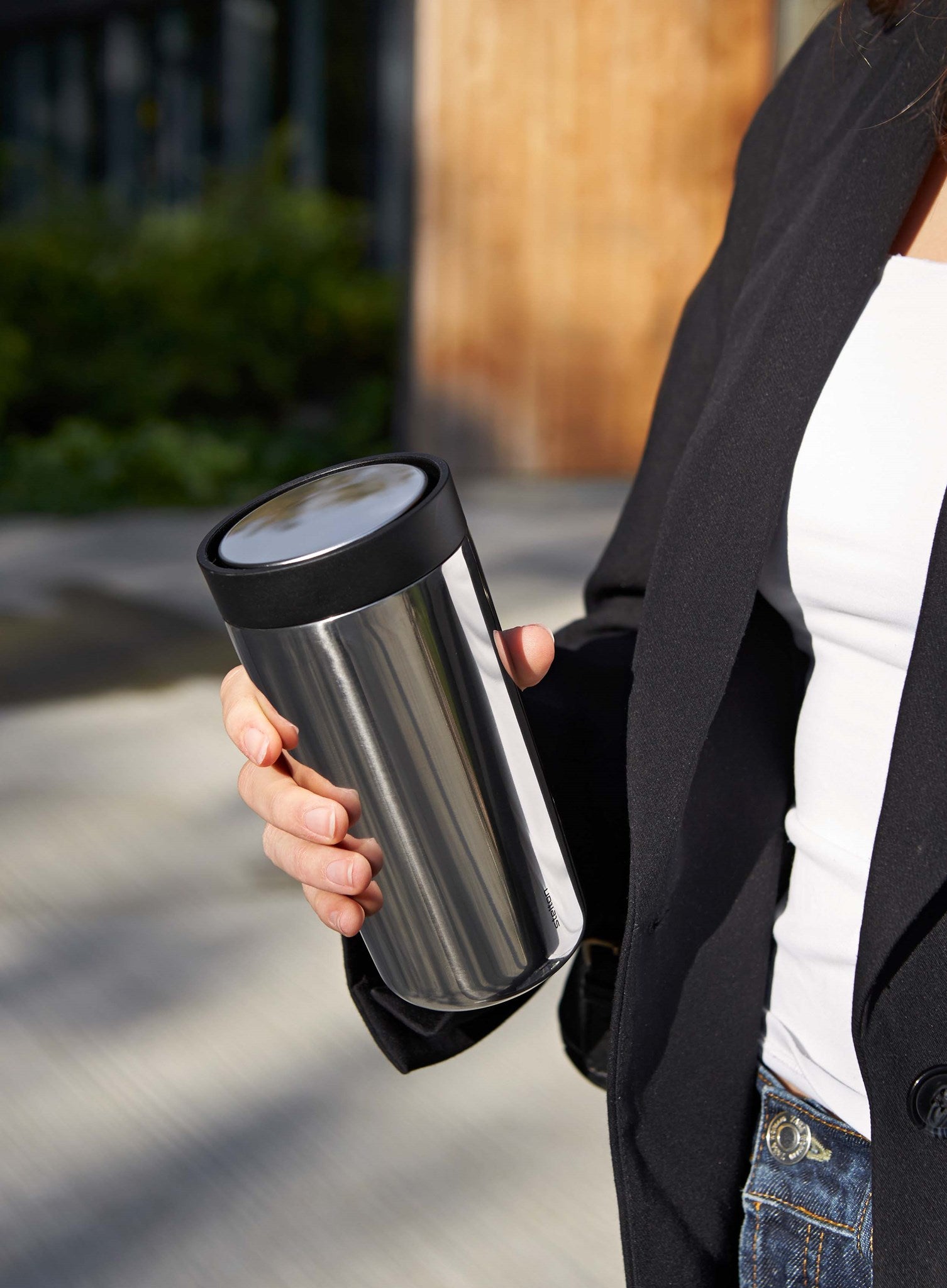 Stelton To Go Click mug isotherme 400 ml inox