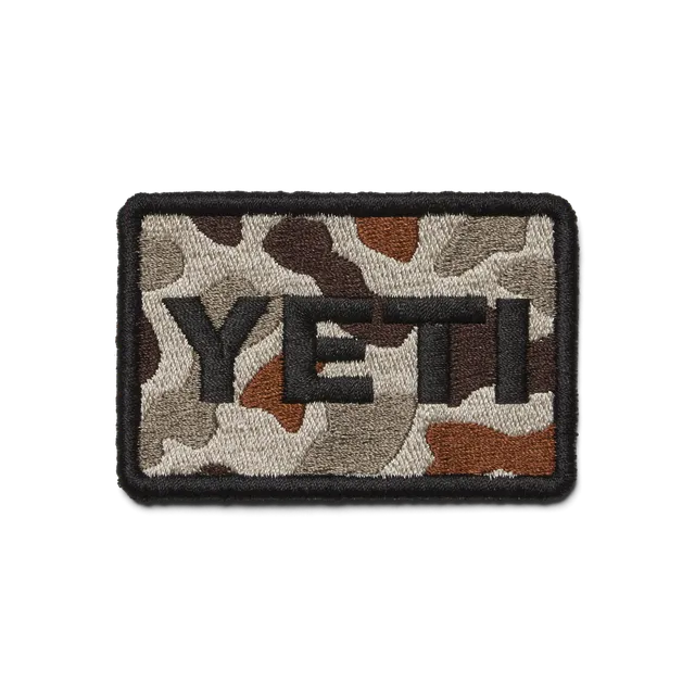 YETI Patch Wetlands Camo écusson scratch 5x7 cm