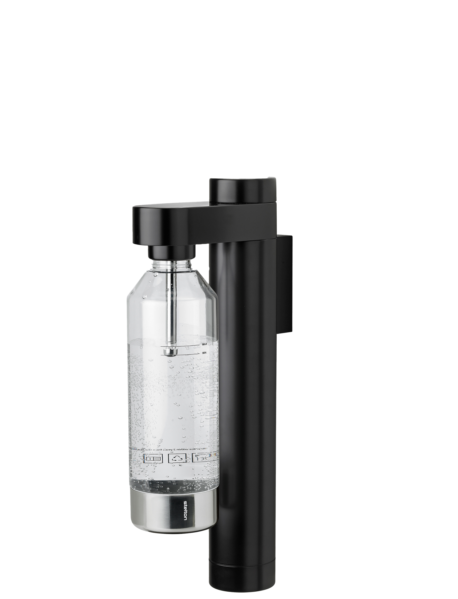 Stelton Brus machine eau gazeuse murale inox