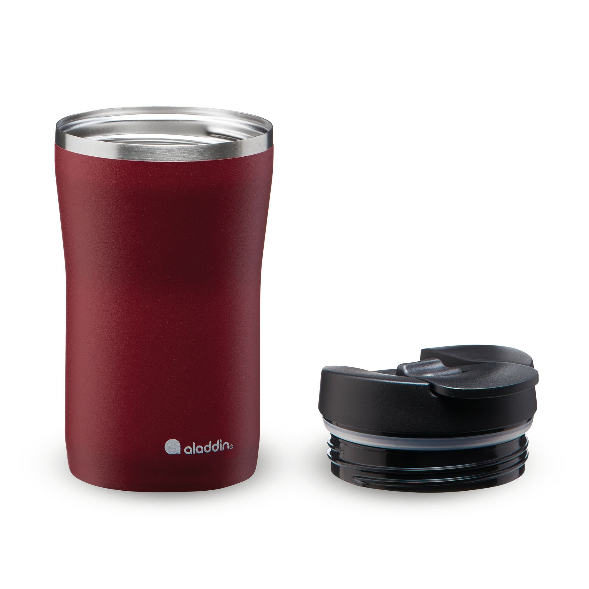 Aladdin Café Thermavac Leak-Lock Mug isotherme 250 ml rouge bordeaux chaud