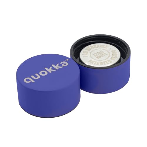 Quokka Solid Strap Dusk Blue bouteille isotherme 510 ml inox