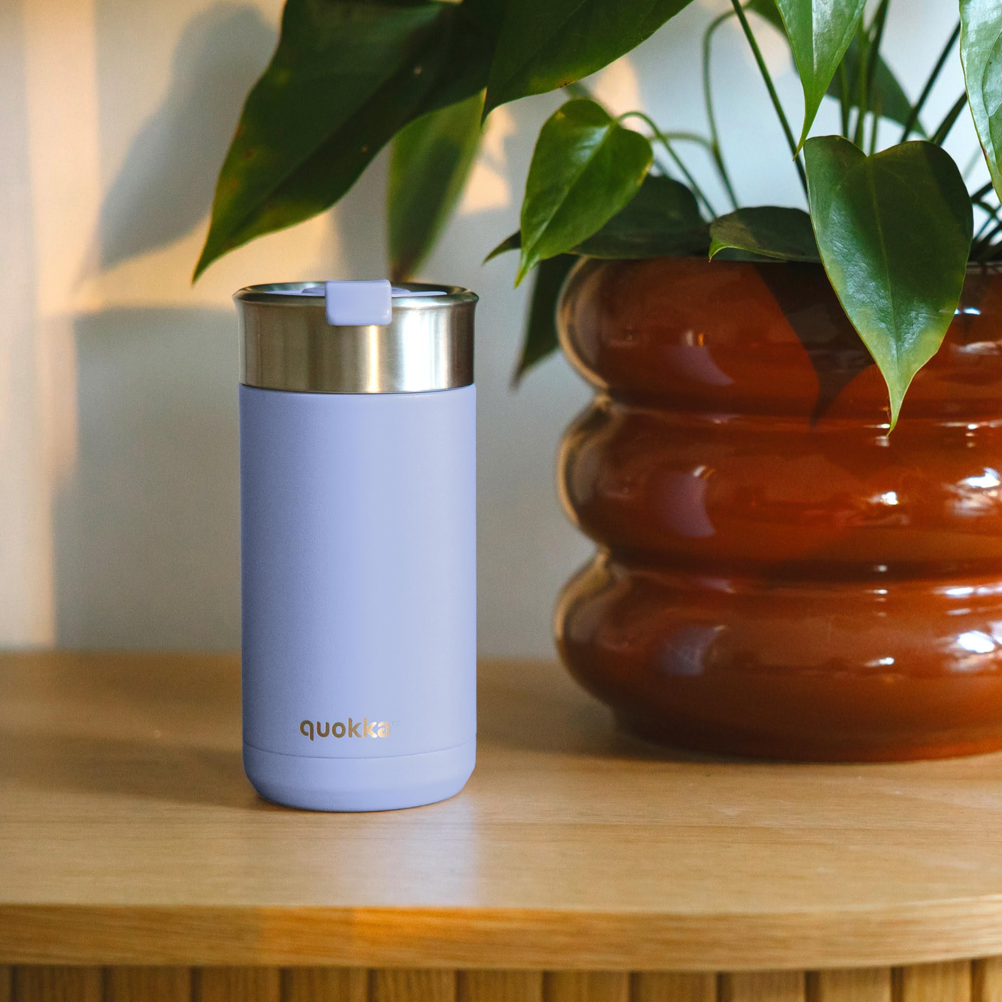 Quokka Boost gobelet isotherme Lavande 400 ml infuseur thé