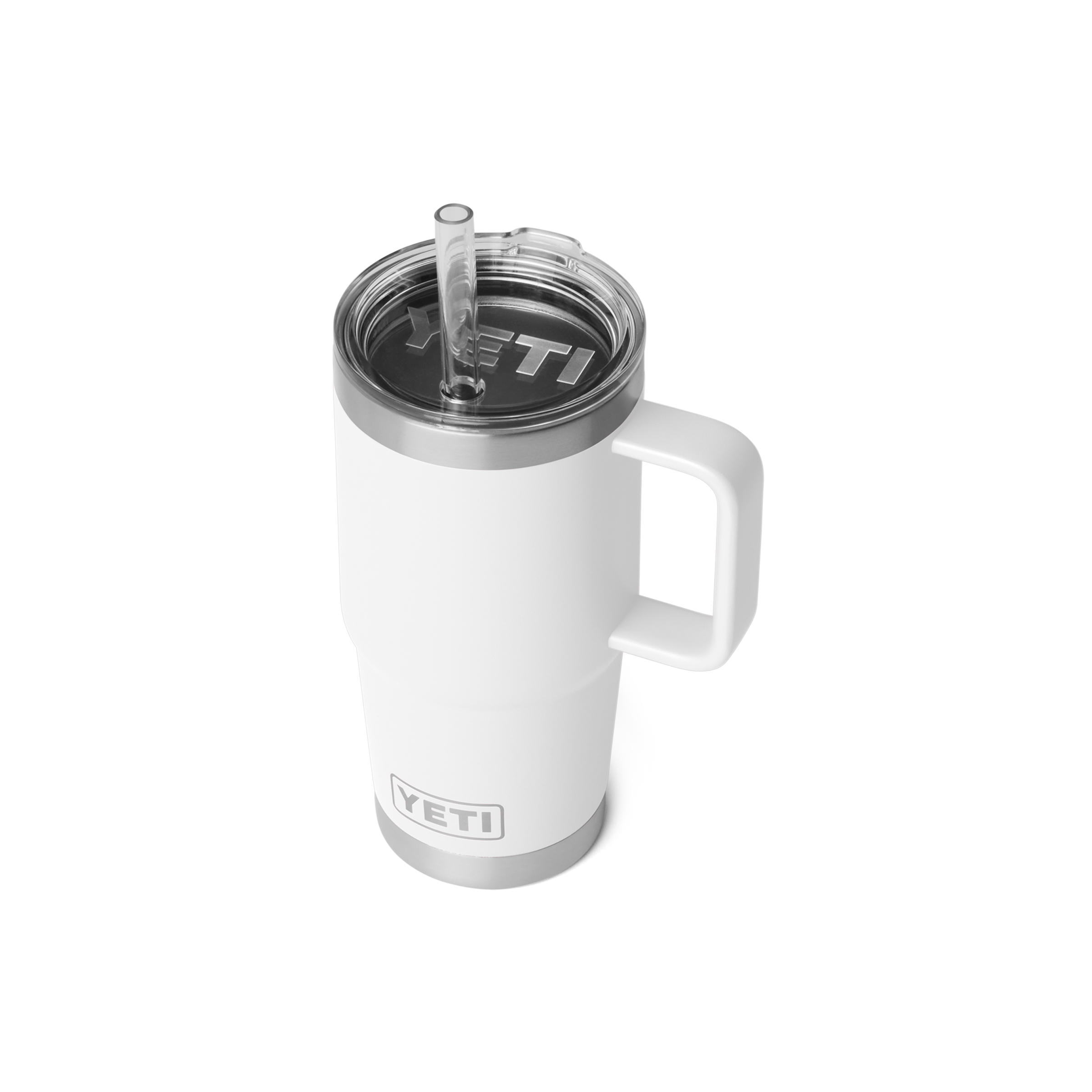 YETI Rambler 25 oz mug paille 739 ml Blanc