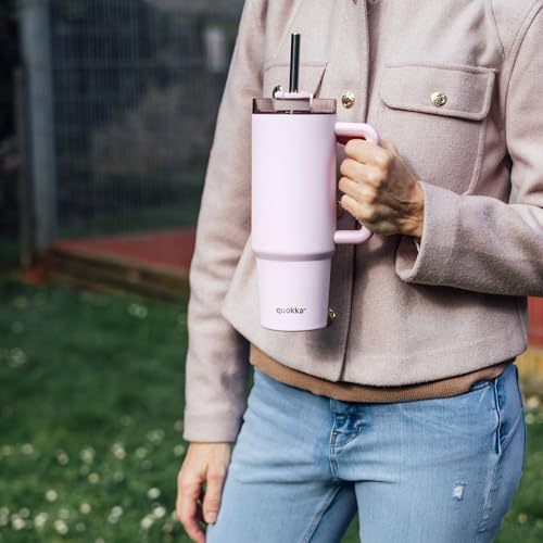 Quokka Stream Mug Isotherme Rose Clair 950 ml Inox