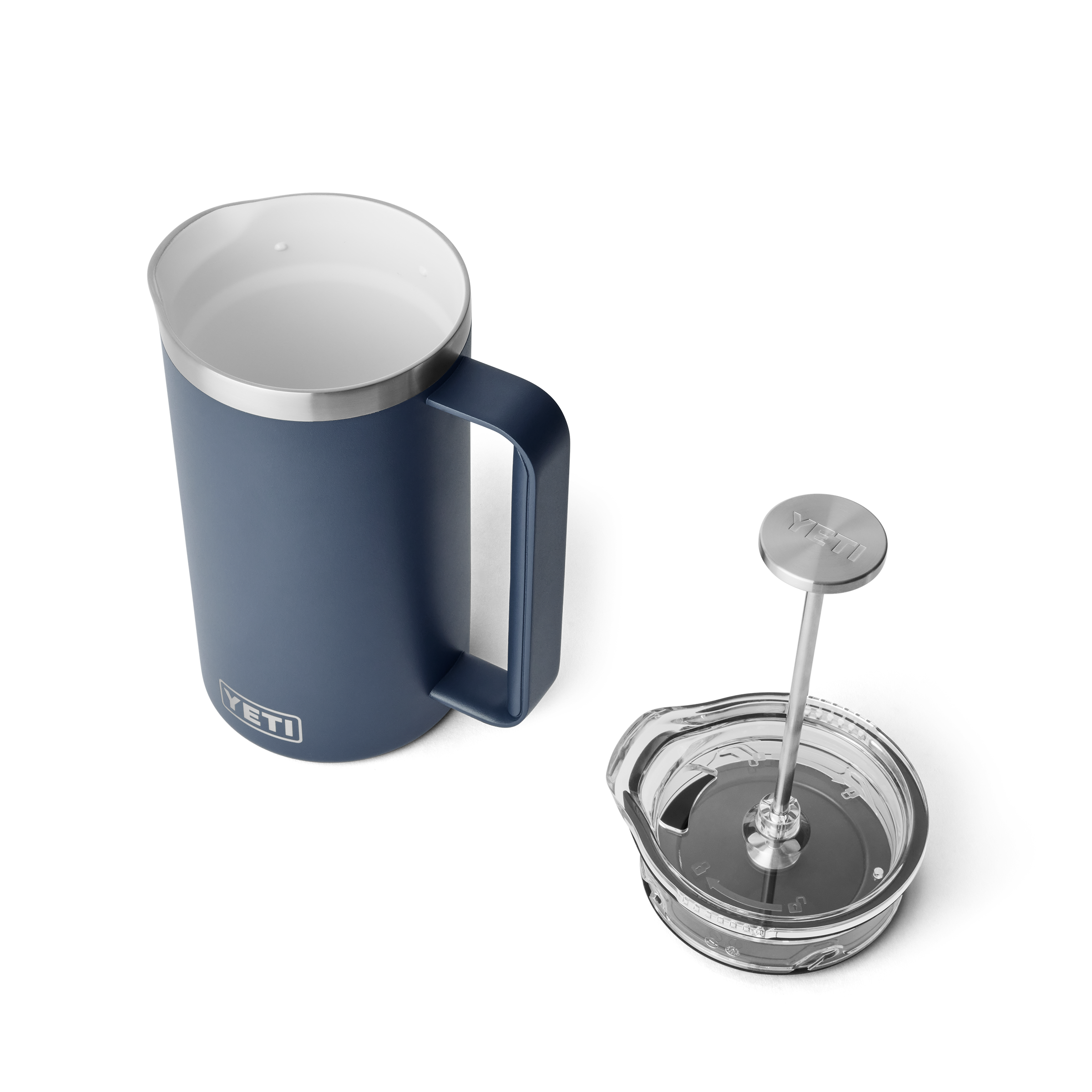 YETI Rambler Cafetière Piston Isotherme Navy 1 L
