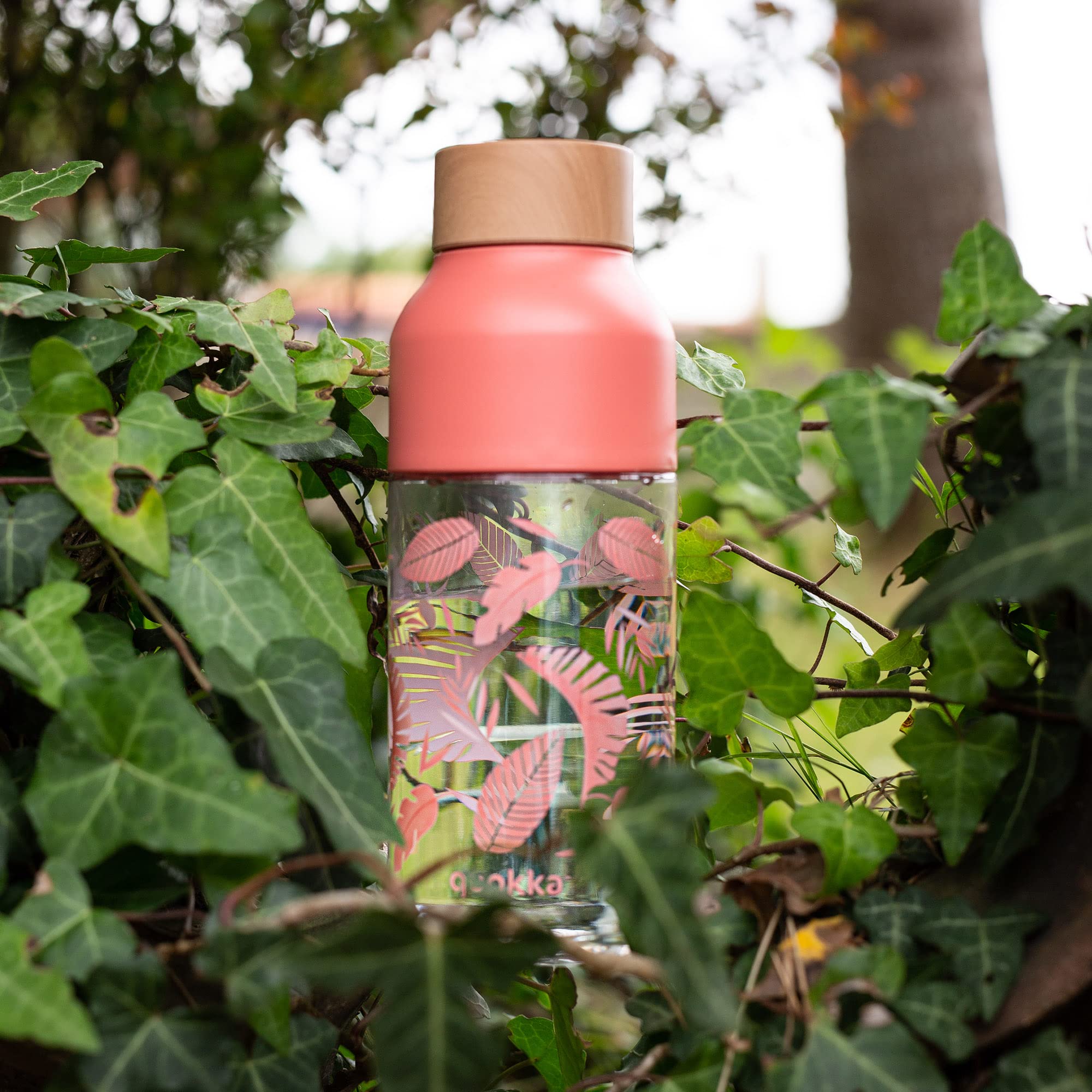 Quokka Ice bouteille Tritan Botanique Rose 570 ml