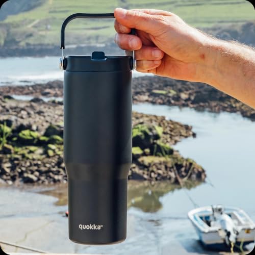 Quokka Core Cup Black 860 ml tasse isotherme noire poignée