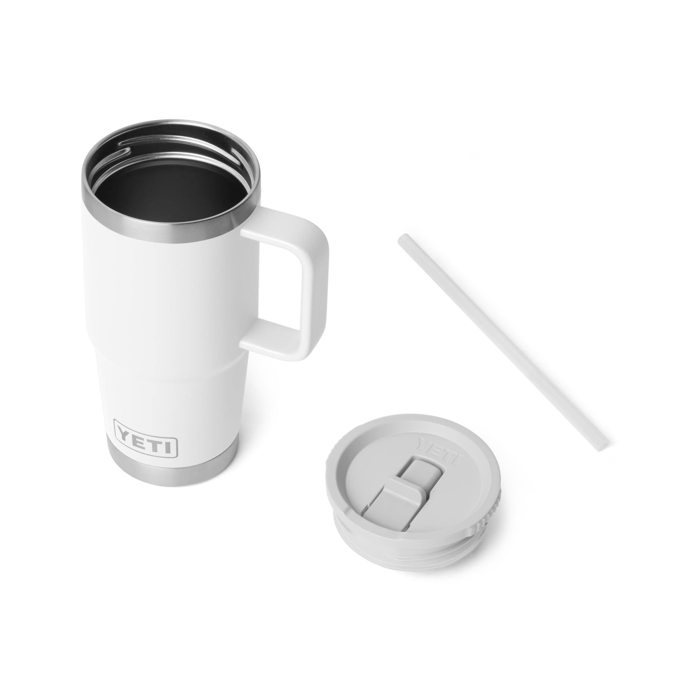 YETI Rambler Travel Straw Mug 20 oz Mug Isotherme Blanc 591 ml