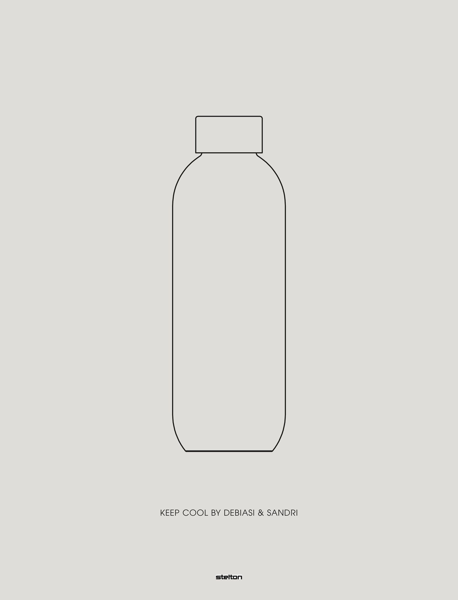 Stelton Keep Cool bouteille isotherme 600 ml inox froid 32h