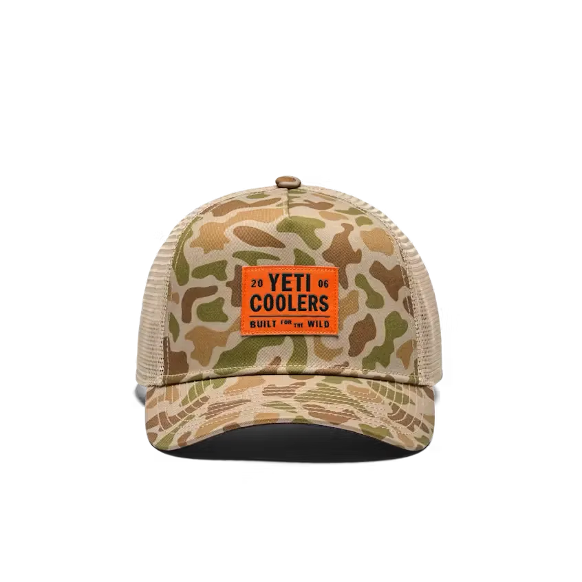 YETI Coolers Casquette Camo Trucker Hat