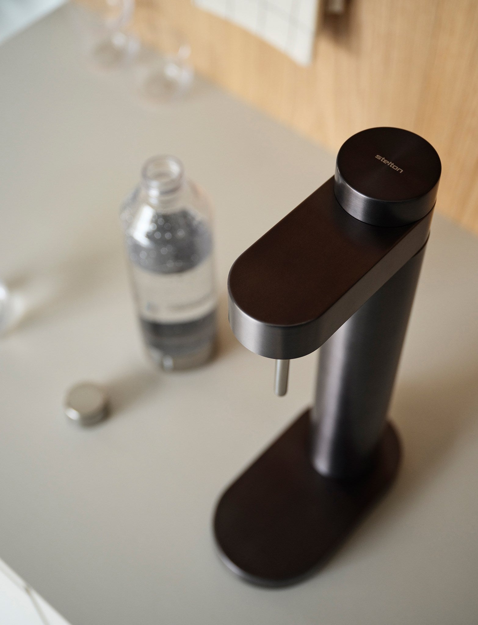 Stelton Brus machine eau gazeuse inox
