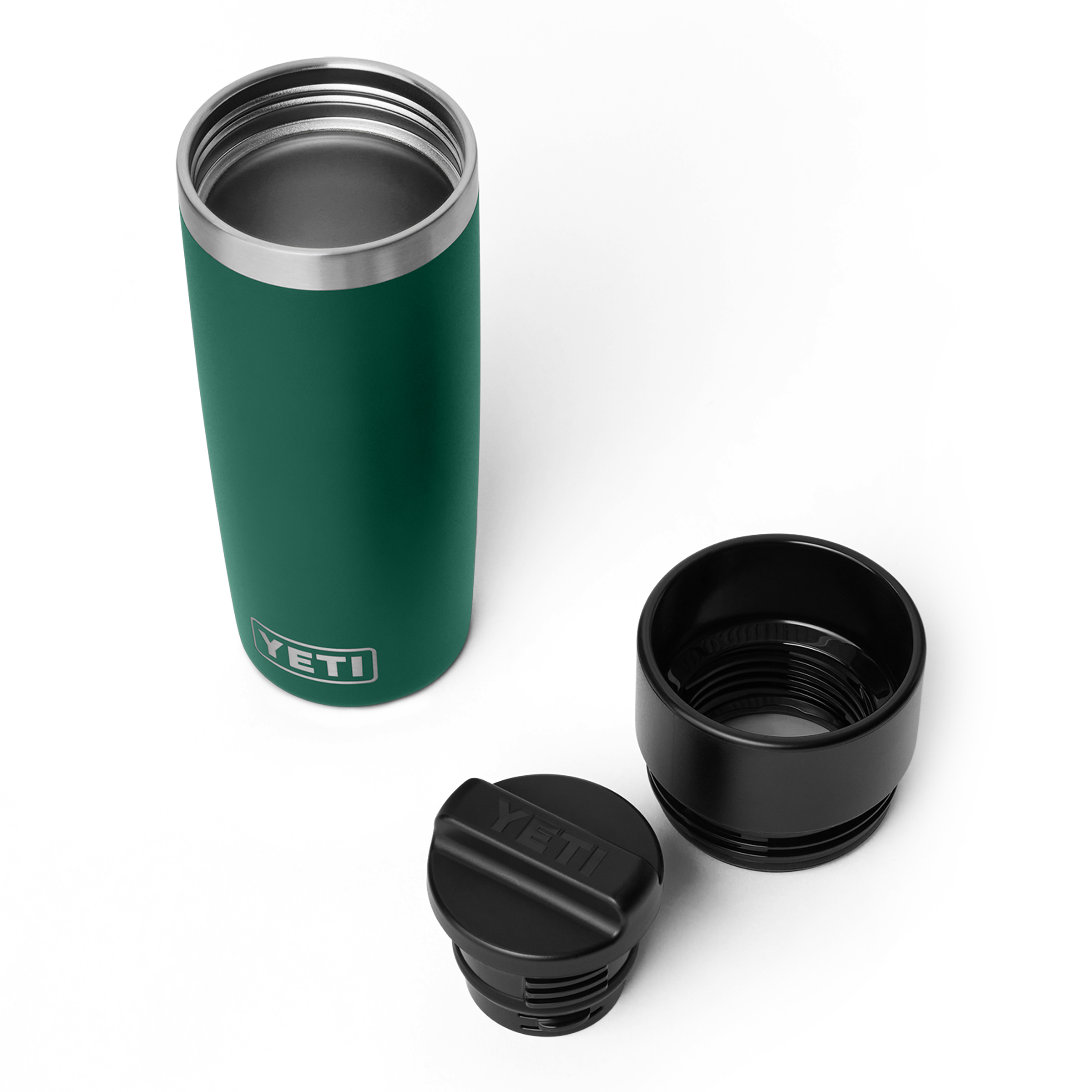YETI Rambler 16 oz bouteille isotherme 473 ml Black Forest Green