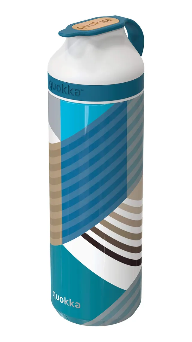 Quokka Mineral Steel Geo 430 ml bouteille isotherme inox