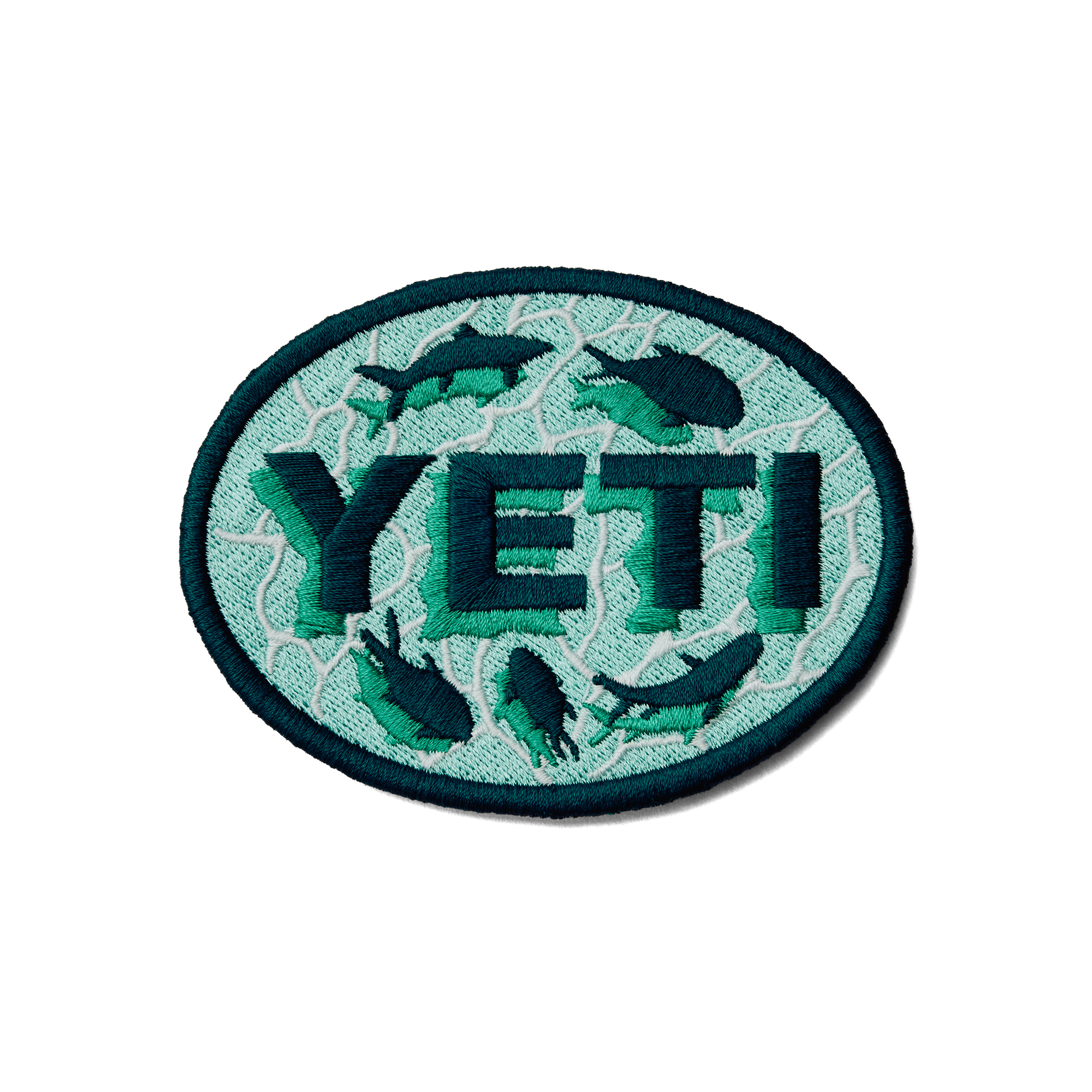 YETI Outdoor Gear Ripples Patch écusson bleu
