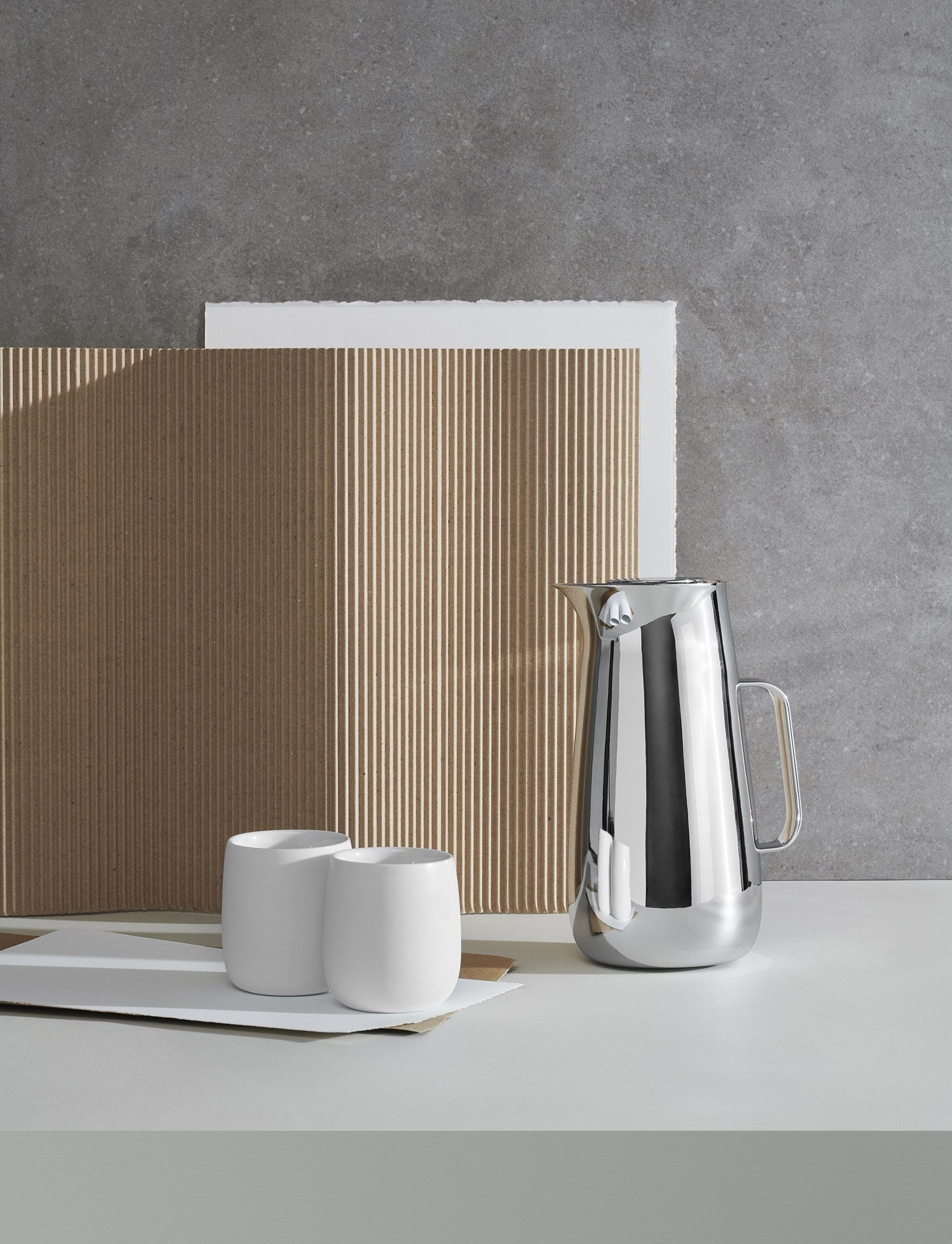Stelton Norman Foster théière à piston 1 L inox isotherme