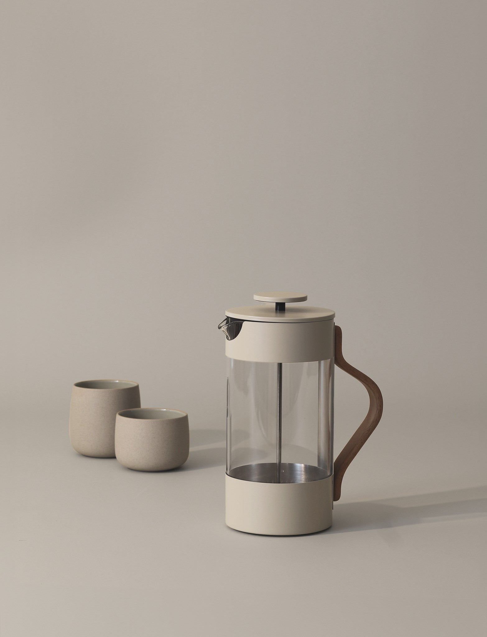 Stelton Emma cafetière à piston 1 L manche hêtre
