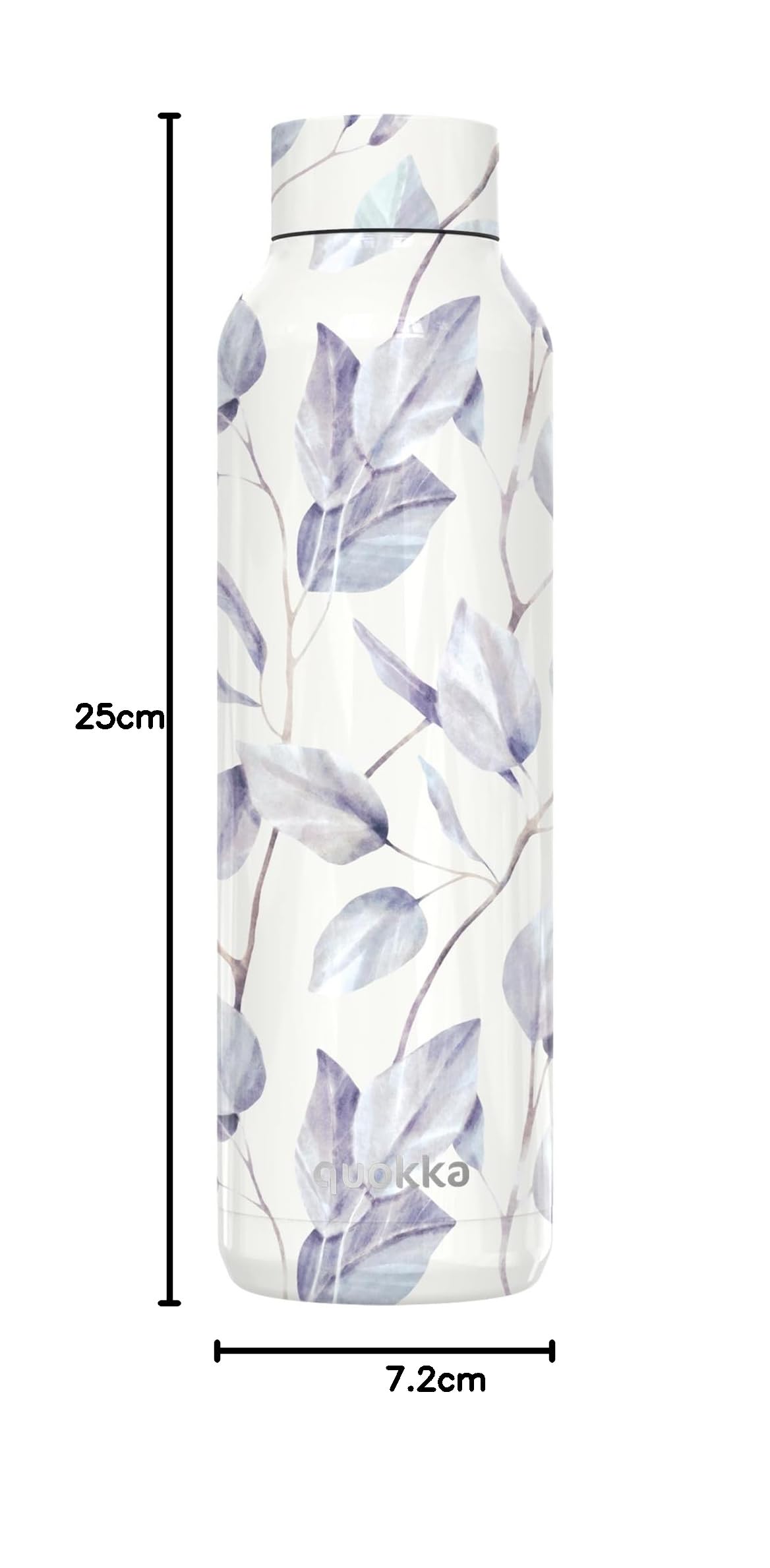 Quokka Solid Gray Bouquet gourde isotherme 630 ml inox