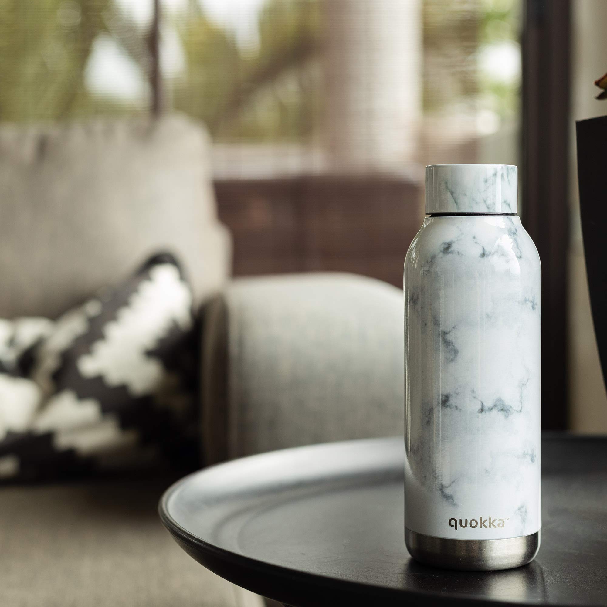 Quokka Solid Marbre bouteille isotherme inox 510 ml