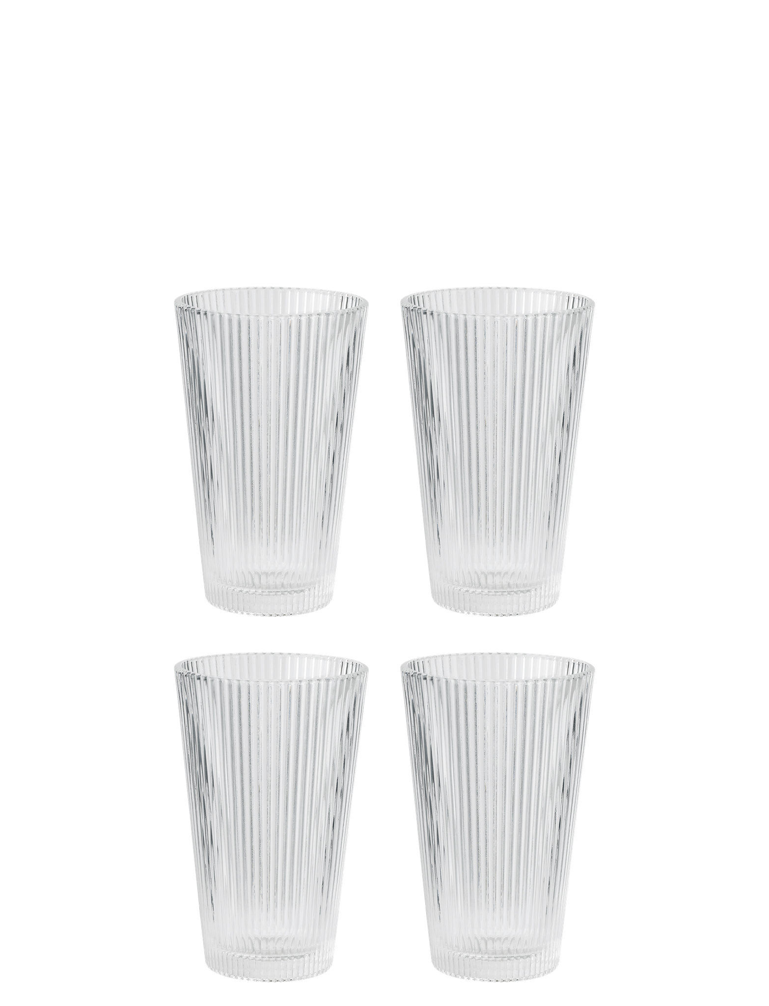Stelton Pilastro verre 0,35 L lot 4 verres eau