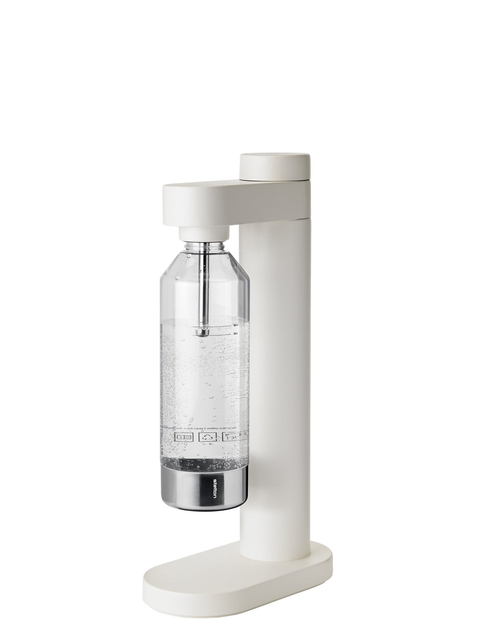 Stelton Brus carbonateur eau gazeuse inox bouteille PET