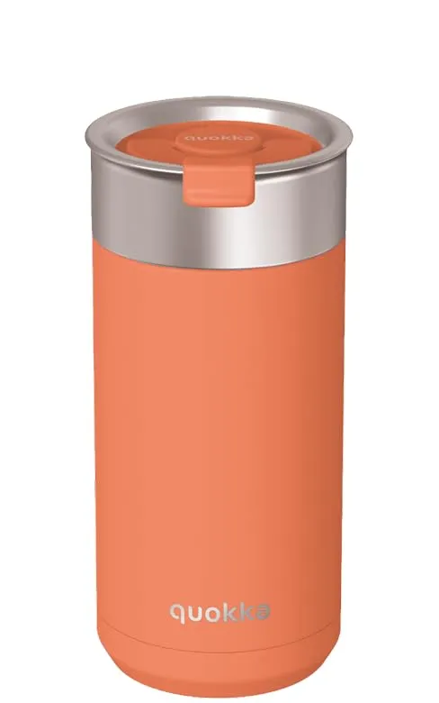 Quokka Boost gobelet isotherme Papaya Orange 400 ml infuseur