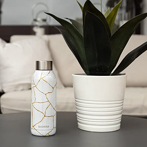 Quokka Solid 510 ml bouteille isotherme kintsugi inox