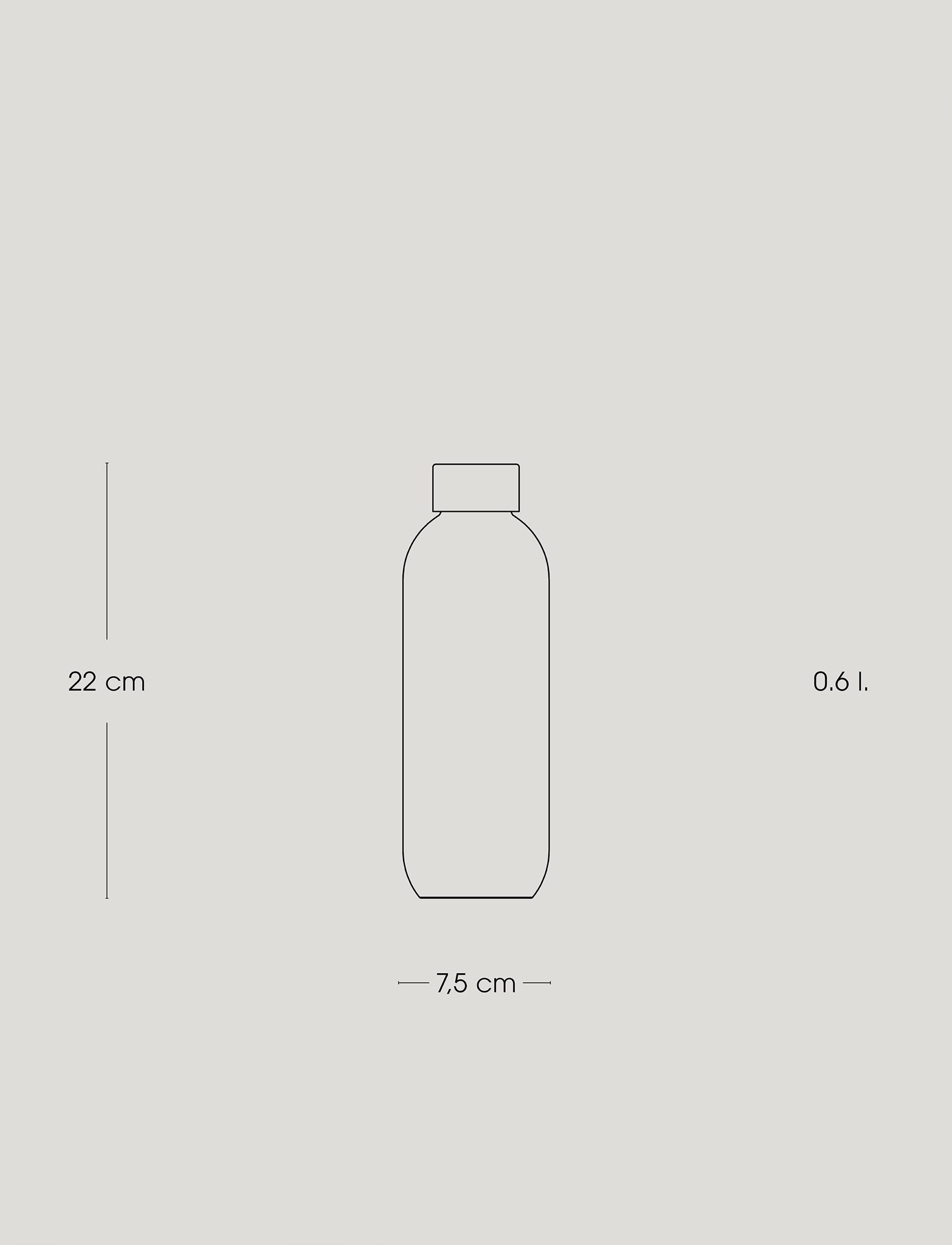Stelton To Go Keep Cool bouteille isotherme 600 ml acier
