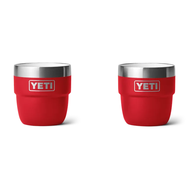 YETI Rambler 4 oz tasses espresso rouge lot de 2