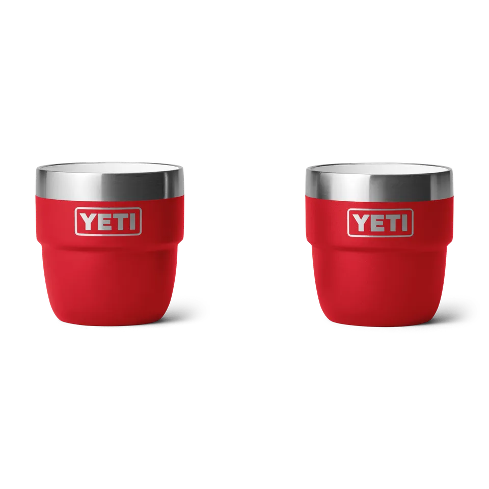 YETI Rambler 4 oz tasses espresso rouge lot de 2