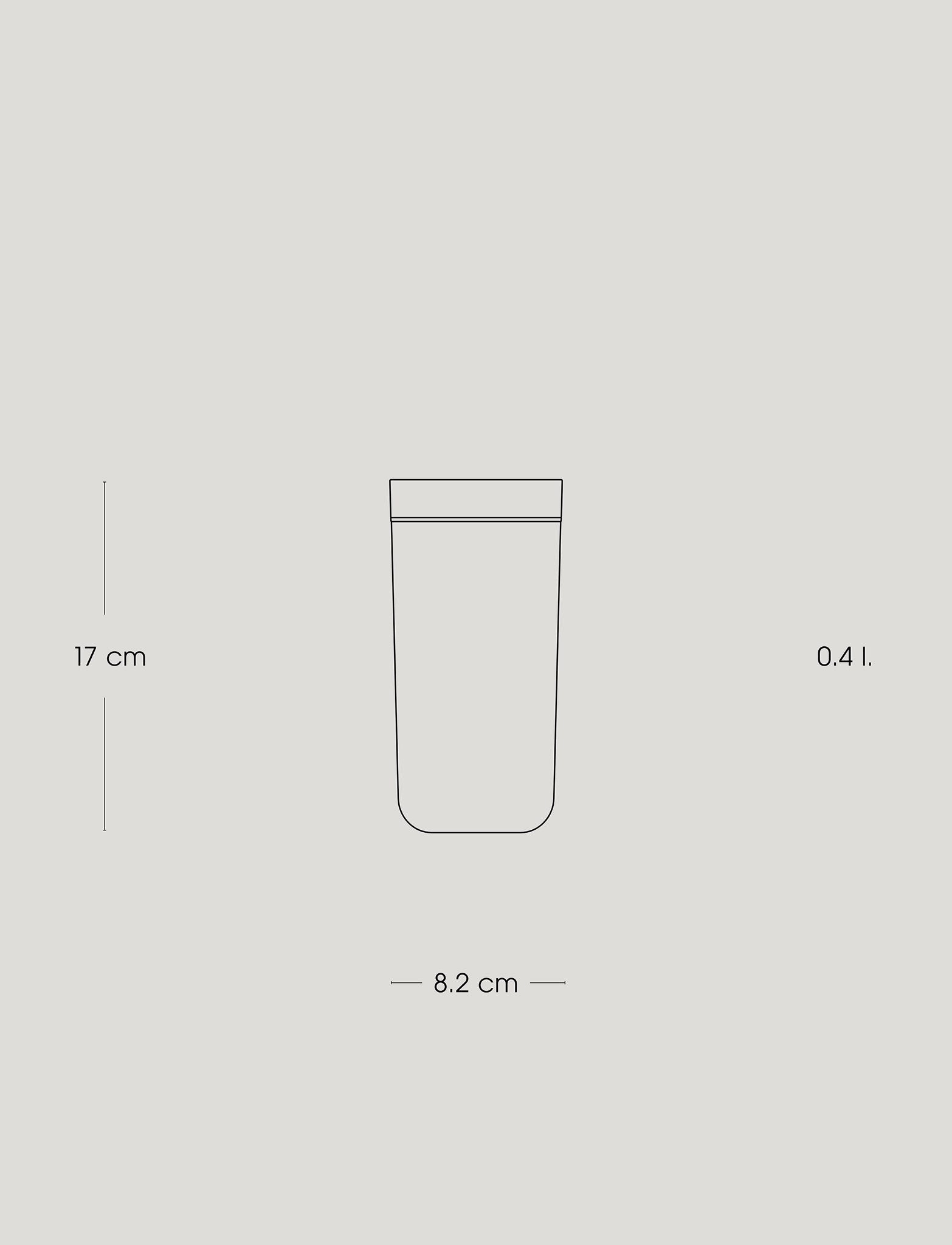 Stelton To Go Click mug isotherme 0,4 L nomade