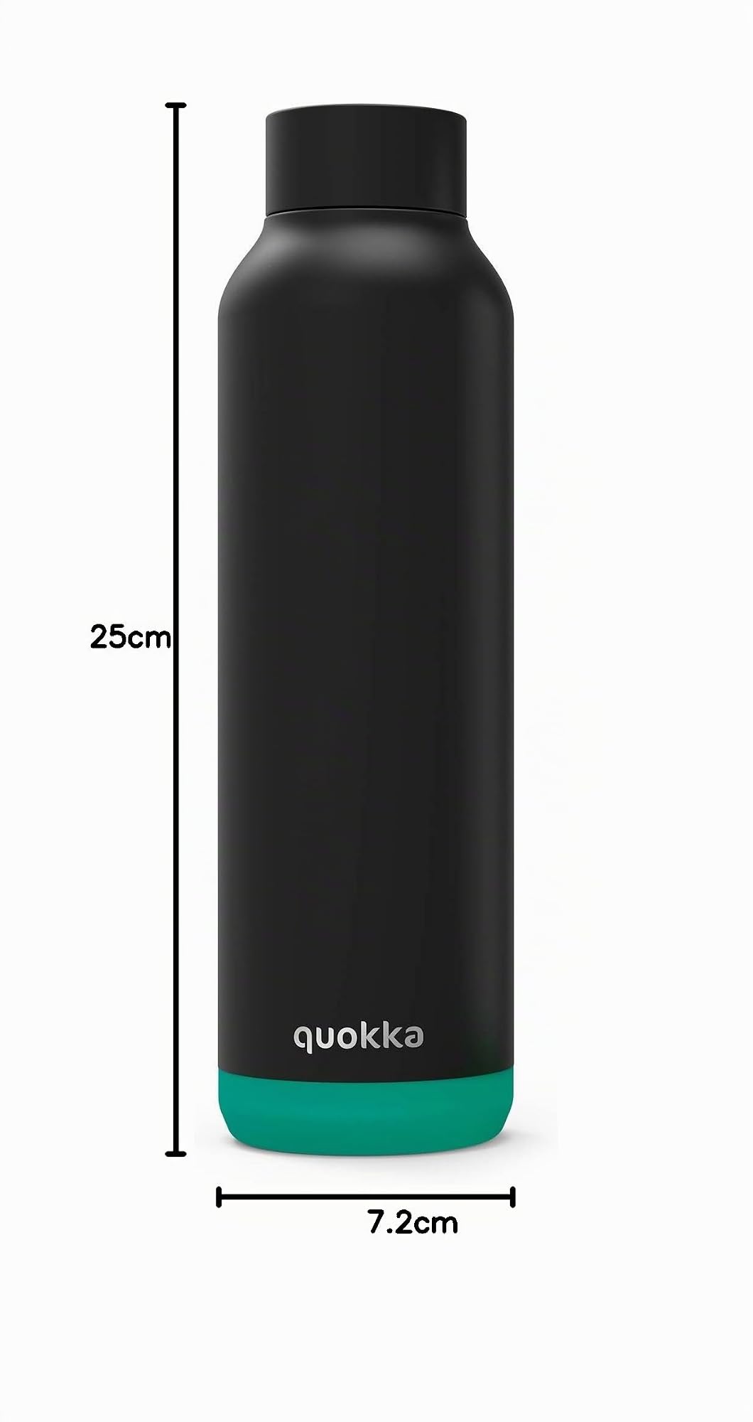 Quokka Solid Teal Vibe 630 ml bouteille isotherme inox 18h froid