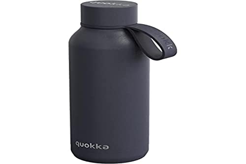 Quokka Solid bouteille isotherme 510 ml Slate inox double paroi