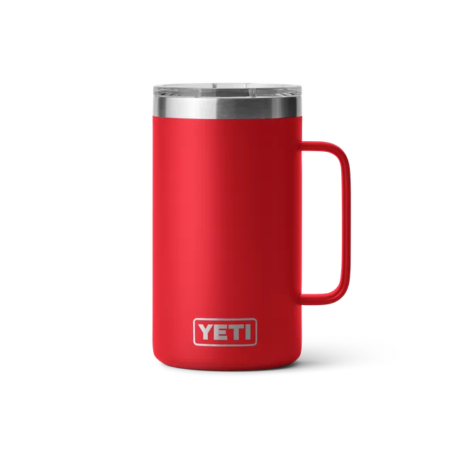 YETI Rambler 24 oz 709 ml mug Rescue Red avec anse