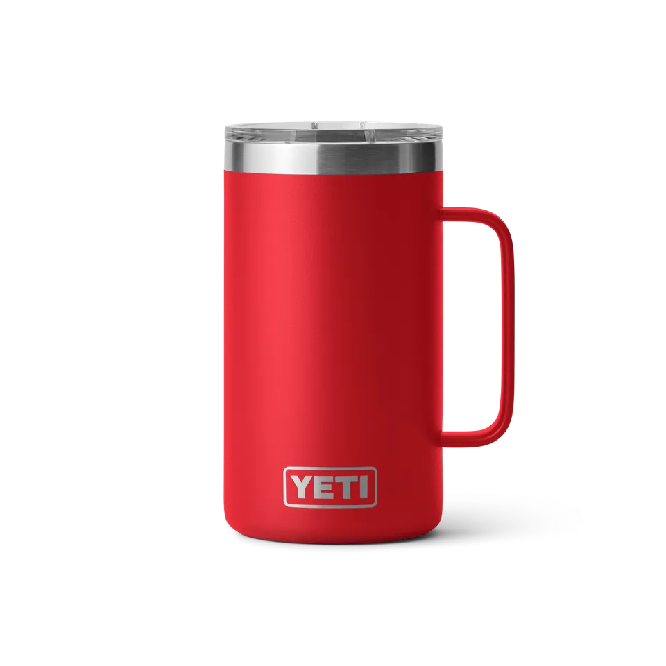 YETI Rambler 24 oz 709 ml mug Rescue Red avec anse