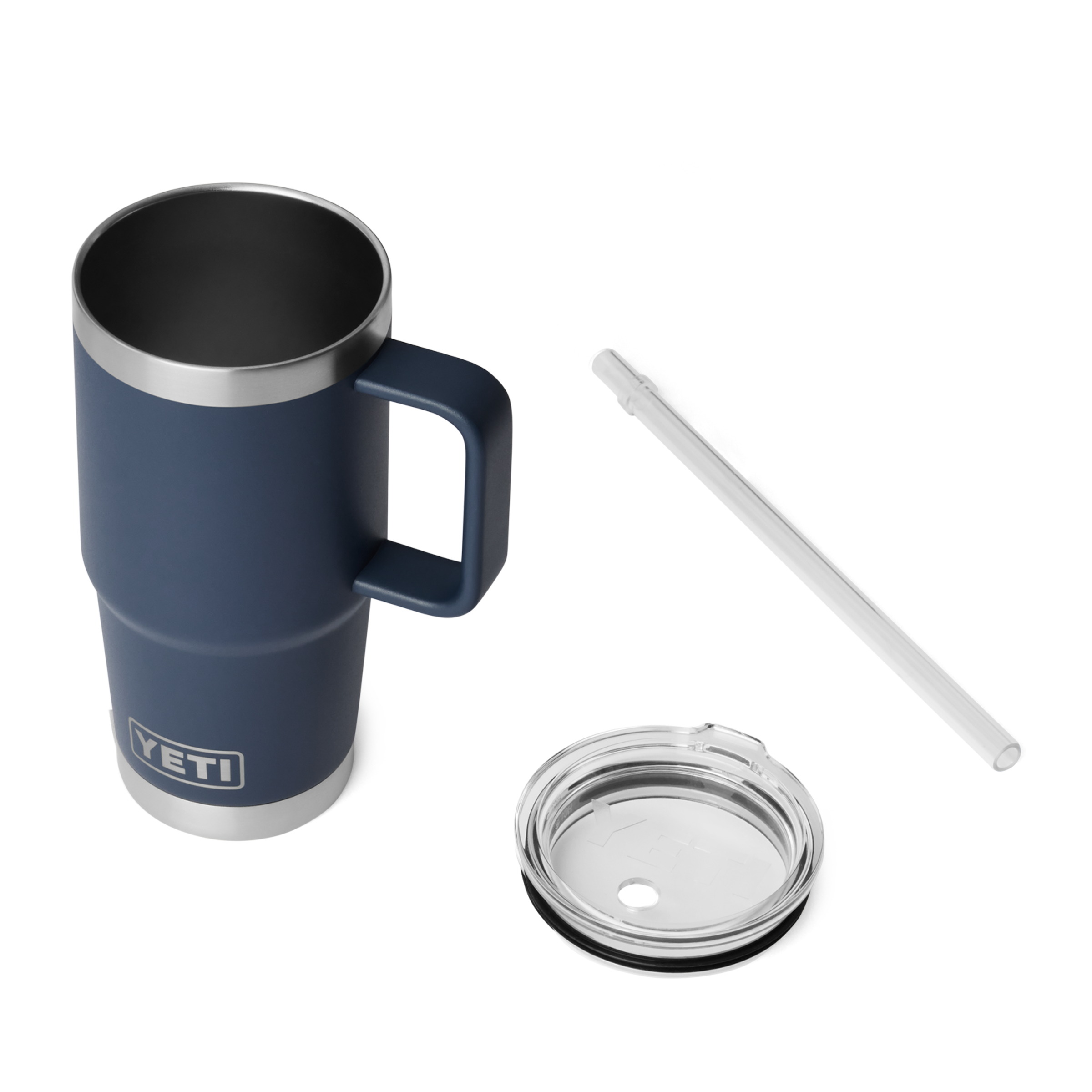 YETI Rambler 25 oz mug paille isotherme 739 ml Navy