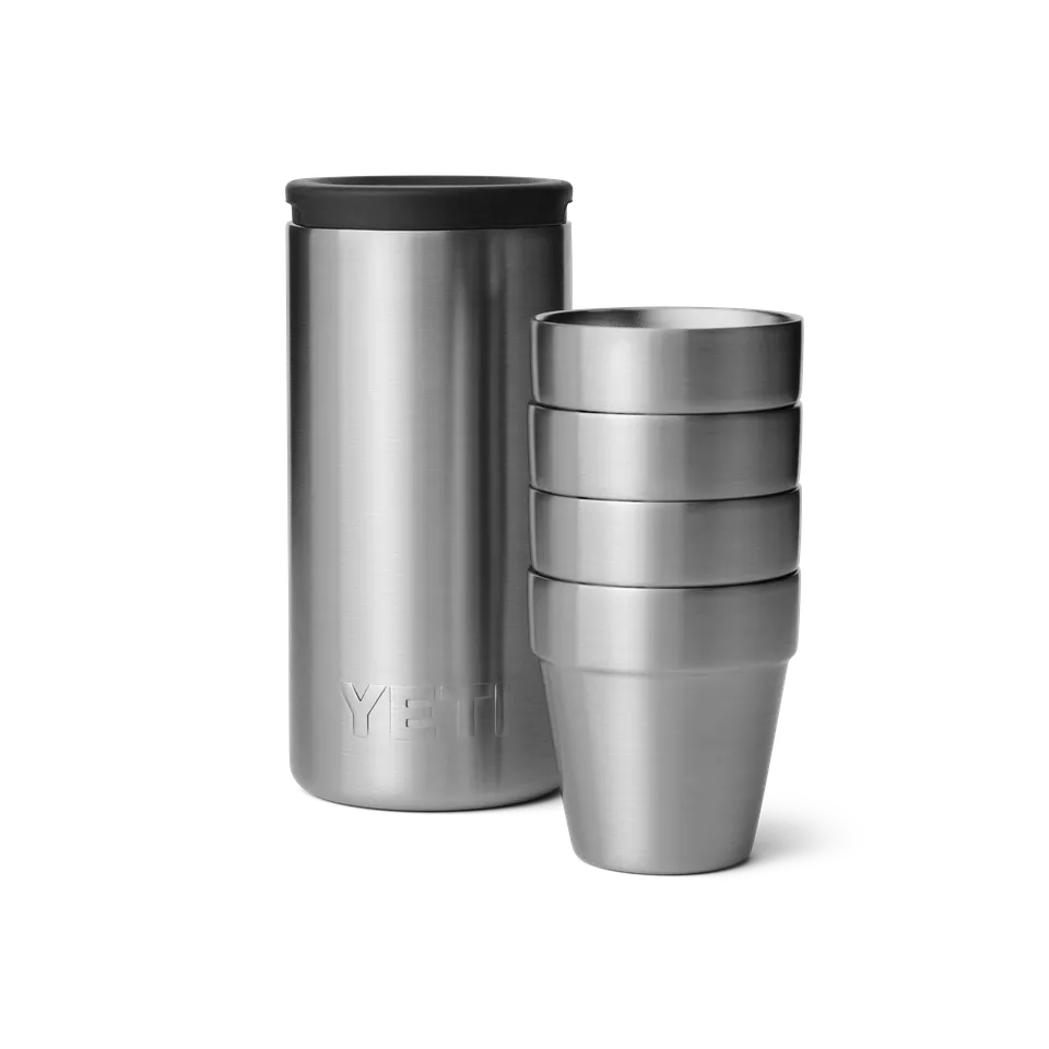 YETI Shot verres à shot inox 48 ml lot 4 + étui