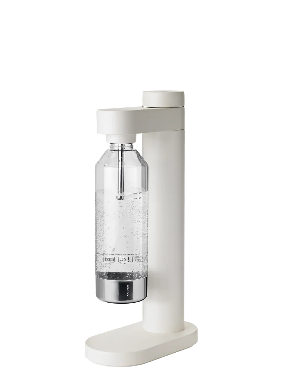 Stelton Brus carbonateur eau gazeuse inox bouteille PET