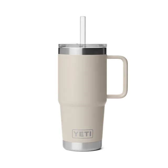 YETI Rambler 25 oz 739 ml Straw Mug 2.0 Cape Taupe