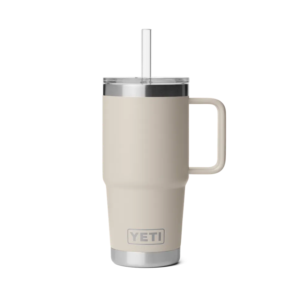 YETI Rambler 25 oz 739 ml Straw Mug 2.0 Cape Taupe