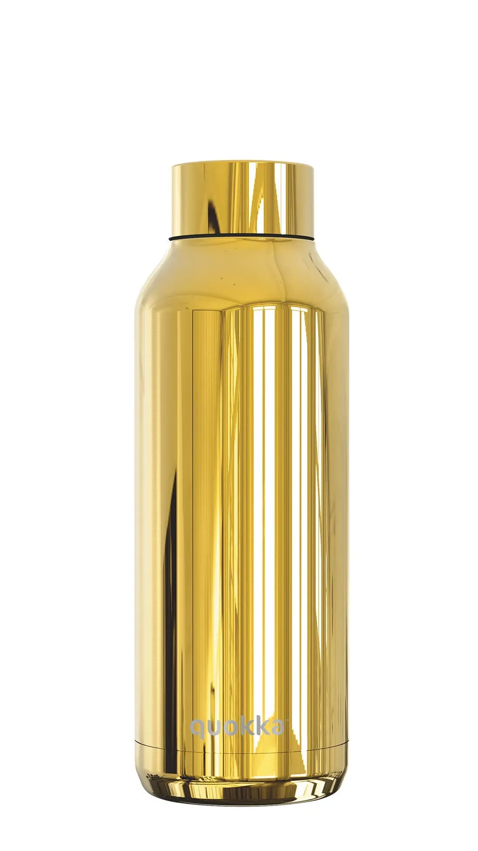 Quokka Solid Sleek Gold gourde isotherme 510 ml