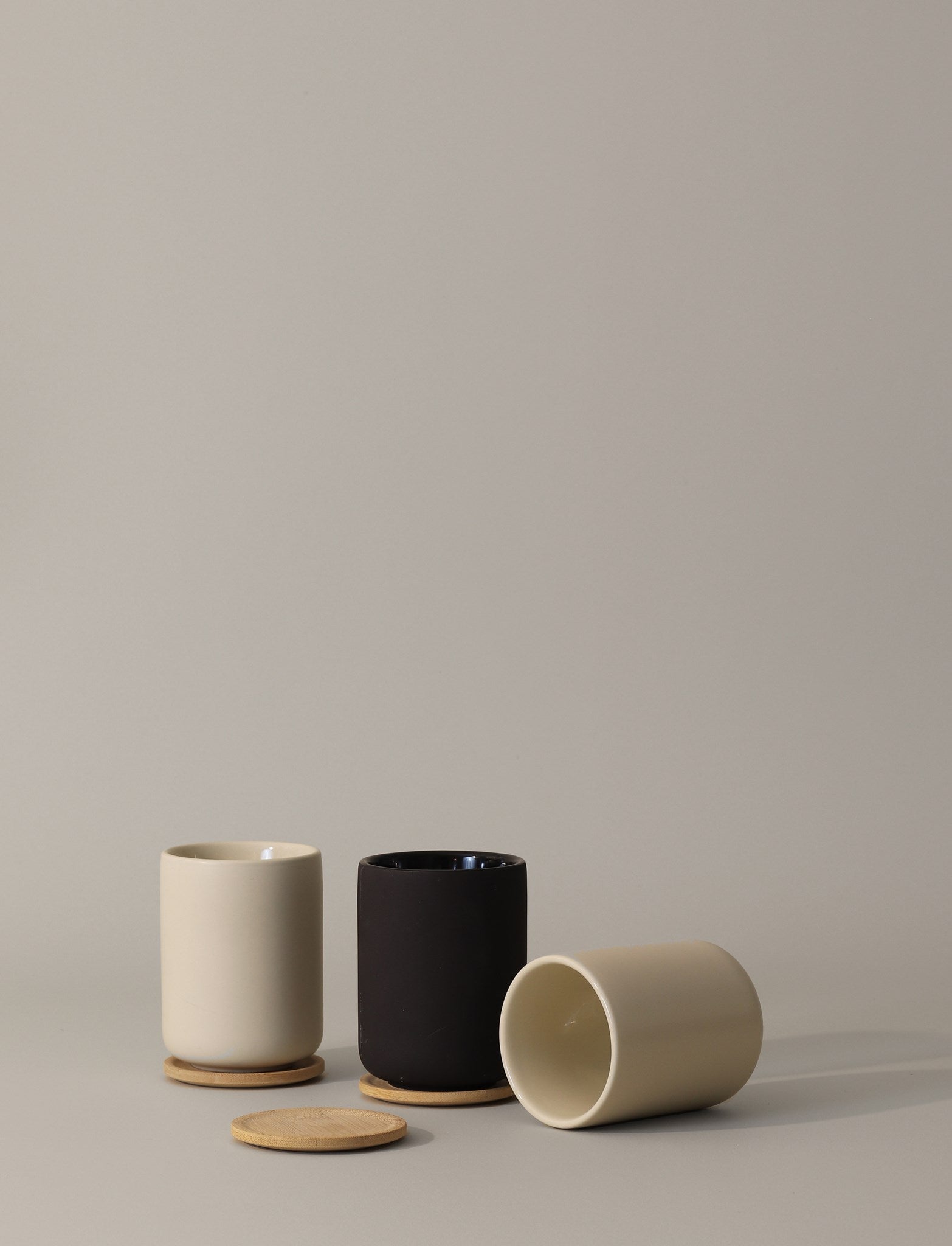 Stelton Theo tasse thermo 250 ml grès + sous-verre