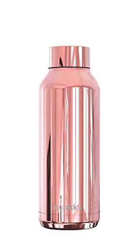 Quokka Solid Rose Dorée 510 ml bouteille isotherme inox