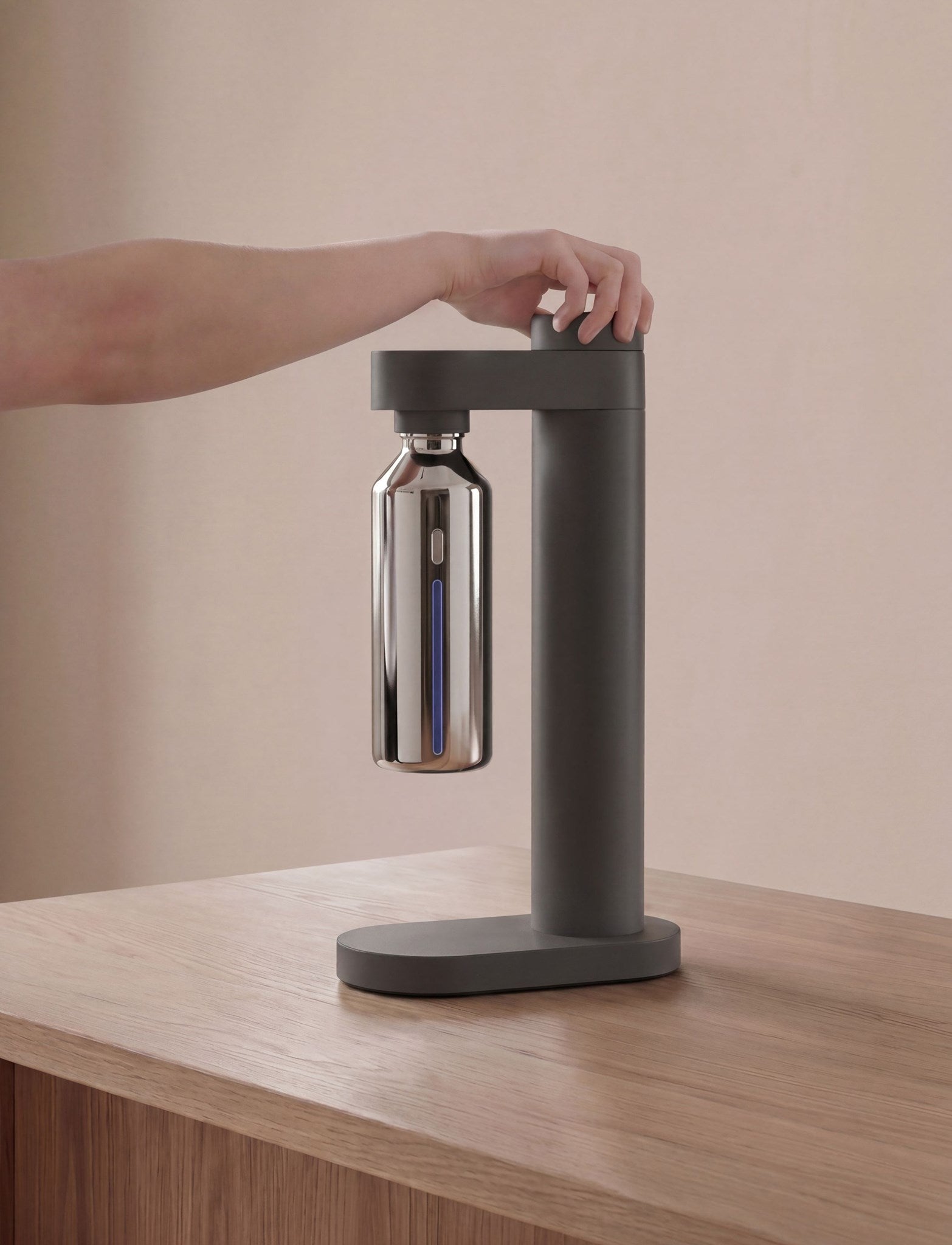 Stelton Brus bouteille gazéifiante 800 ml inox