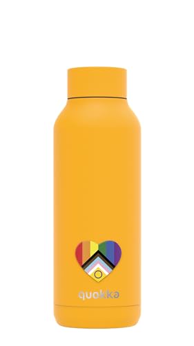 Quokka Solid Jaune bouteille isotherme 510 ml acier froid