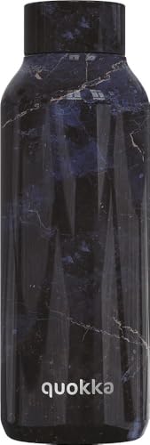 Quokka Solid bouteille isotherme 510 ml Black Marble inox