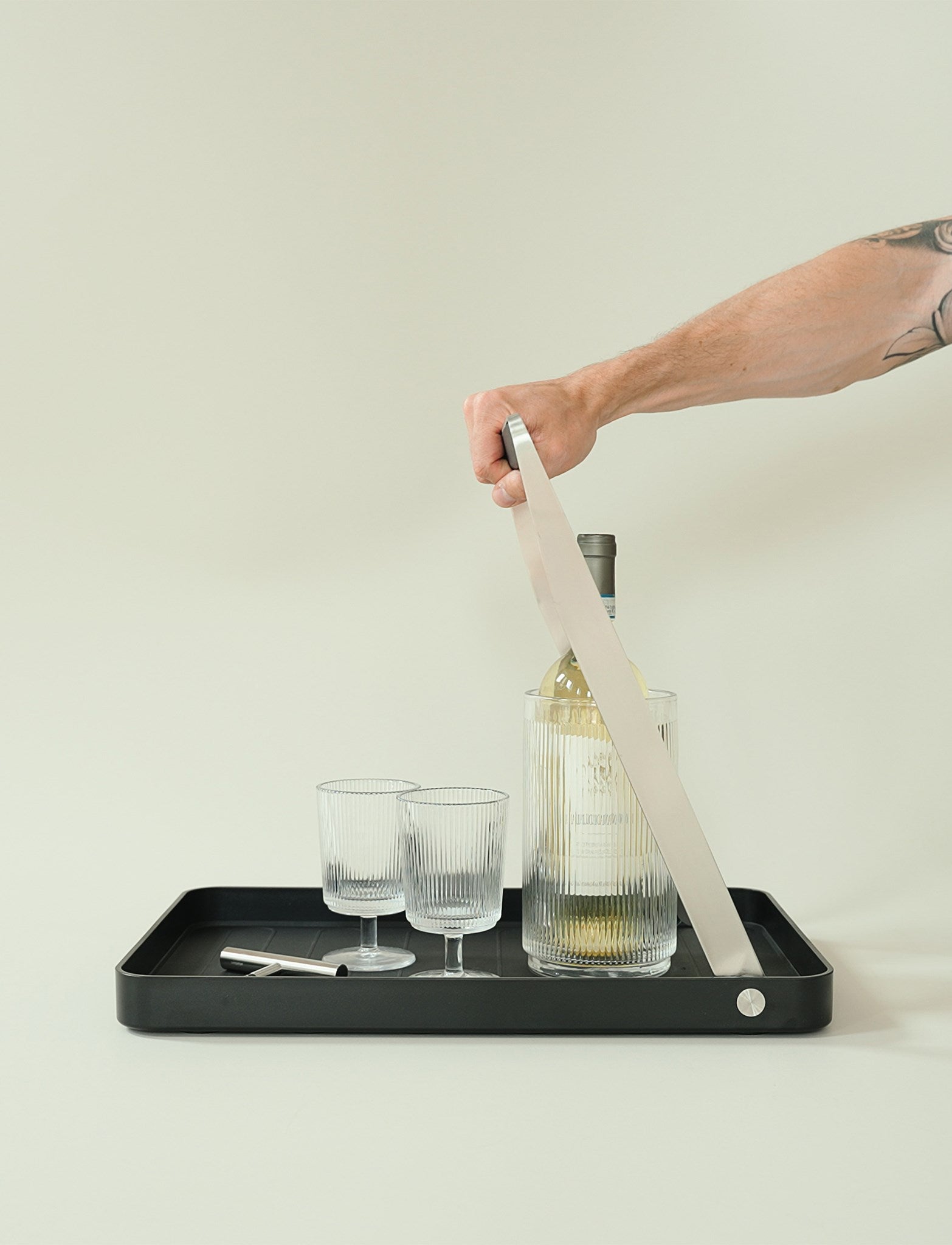 Stelton Orlo Take Away plateau de service poignée inox