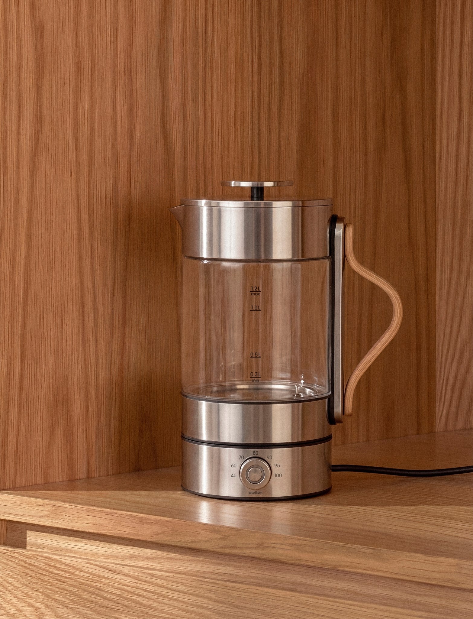 Stelton Emma bouilloire électrique 1,2 L température réglable