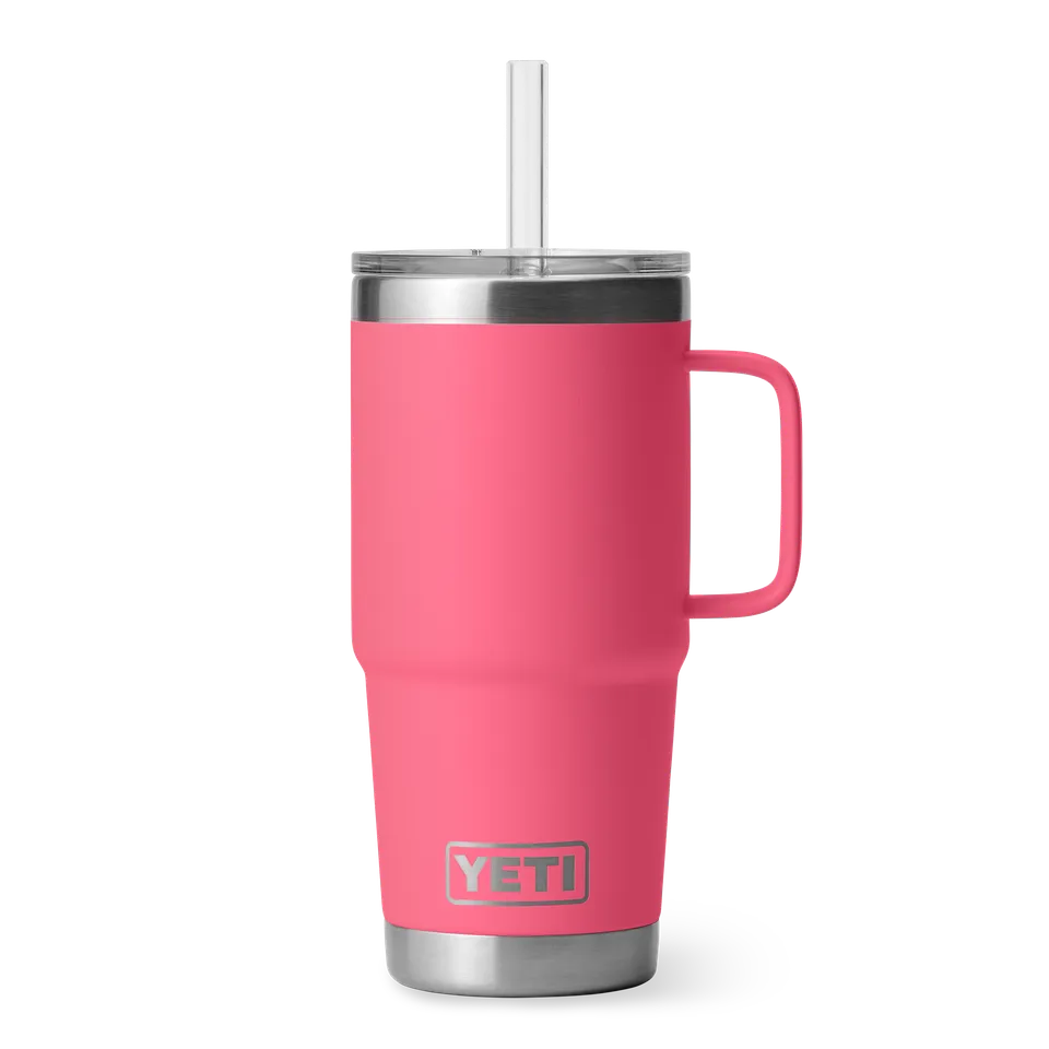 YETI Rambler 25 oz (739 ml) mug isotherme Tropical Pink