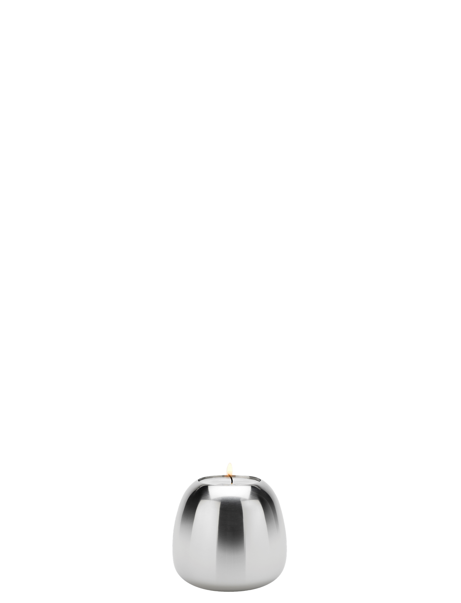 Stelton Ora bougeoir acier 6,5 cm chauffe-plat
