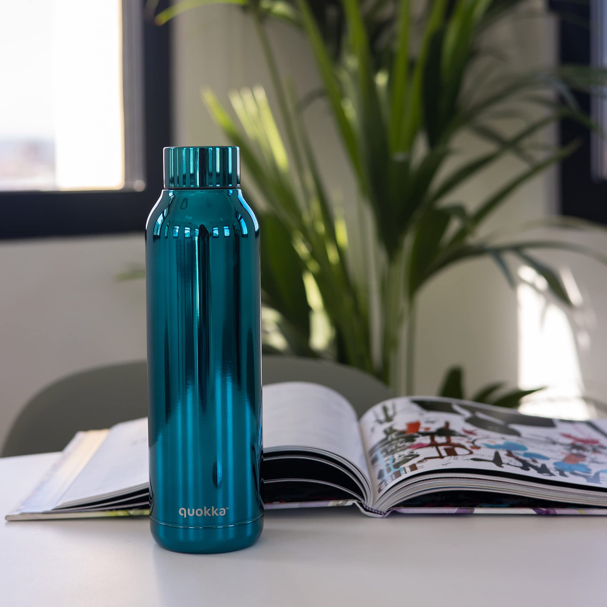 Quokka Solid Zircon bouteille isotherme 630 ml acier inox